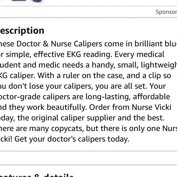 EKG Caliper for Nurse/Doctor - Picture 7 of 8